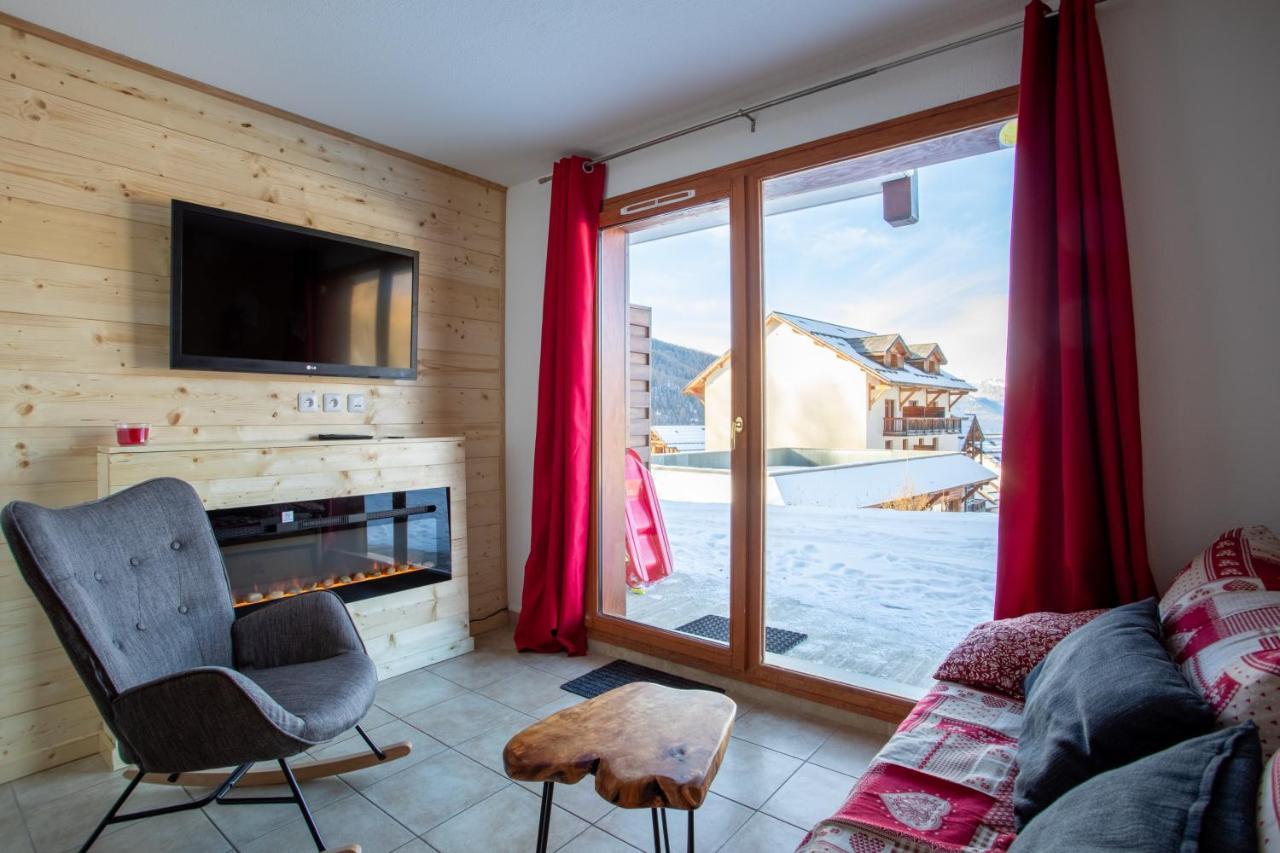 Cosy Cottage 1800 - Pied Des Pistes - Piscine, Sauna, Parking Privee Les Orres Exterior photo